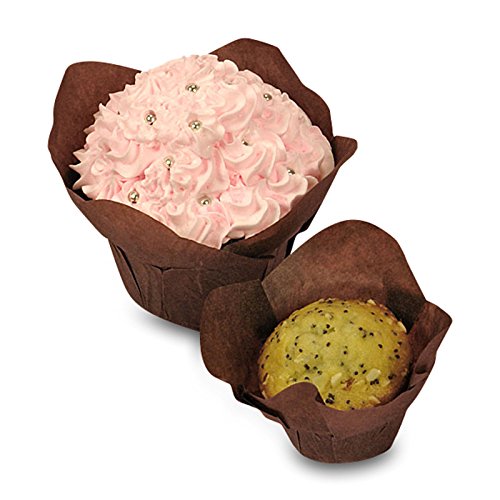Cajas de Cartón Bakery café estándar Lotus Cupcake tazasPanadería250cada de papel por Mart