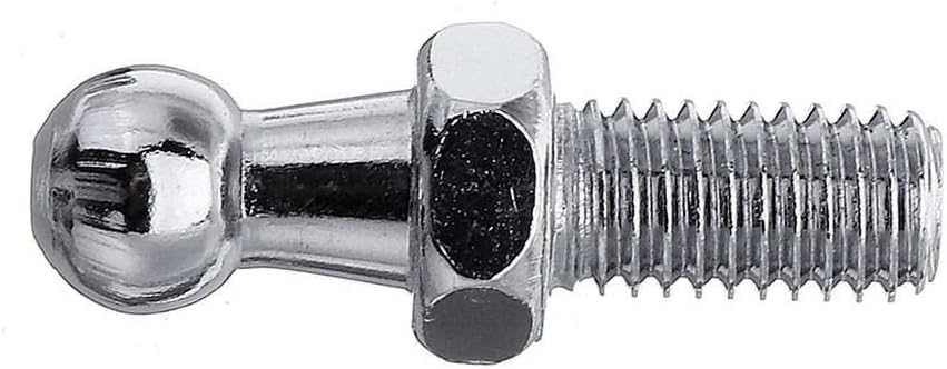 2pcs M8 Stainless Steel Ball Stud Bolt 10mm Struts Ball Ended Bolt Bonnet