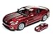 2017 Ford Mustang 5.0 GT Ruby Red Metallic with Silver Stripes 1/18 and 1/64 2 Cars Set Limited Edition to 1002 pieces Worldwide Diecast Model Cars by Autoworld AW245
