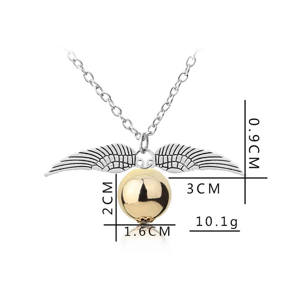 ysister gold snitch necklace potter bracelet for Potter fans gifts collection or decorations magic cosplay costume jewelry gift creative gift harry merchandise - Image 2