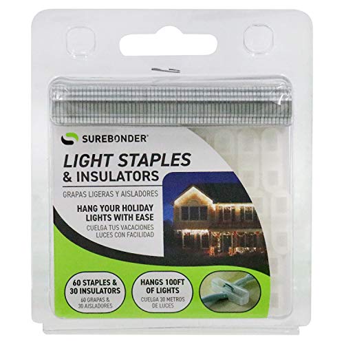 15030C Light Staples and Insulators - 60 Staples and 30 Insulators