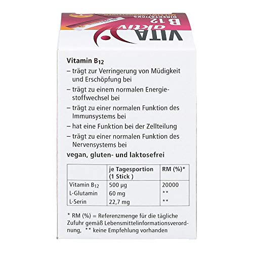 VITA AKTIV B12 Direktsticks mit Eiweißbausteinen 20 St