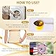 AOOWU Organische Rizinusöl-Packung, Castor Oil Pack Kit, Wiederverwendbare Rizinusöl Packungen Set für Leberentgiftung, Schilddrüse, Verdauung, Verstopfung, 2er-Pack