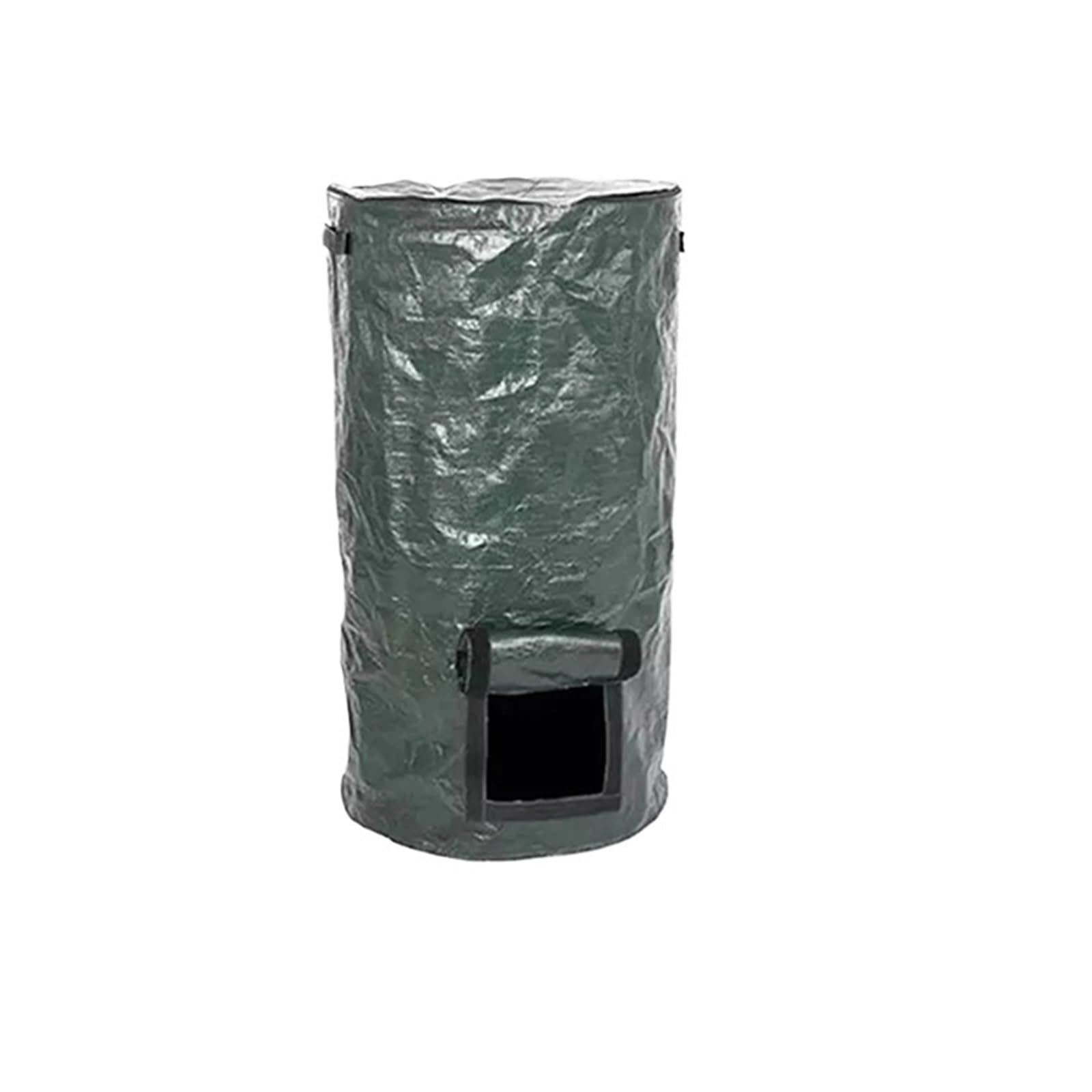 Garden Refuse Bags Garden Waste Bag With Zipper Double Handles Collapsible Compost Bin
