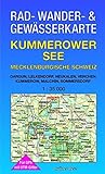  Rad-, Wander- und Gewässerkarte Kummerower See - Mecklenburgische Schweiz: Mit Dargun, Lelkendorf, Neukalen, Mit Verchen, Kummerow, Malchin, ... Gewässerkarten Mecklenburgische Seenplatte)