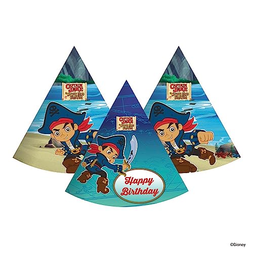 Image of PRETTY UR PARTY Captain Jake Party decorations Kit - 80 pcs include Bunting, balloons, thank you,centerpiece,danglers,Caps, Pirate Party Supplies, Pirate Birthday Decor, DIY Decor for Kids