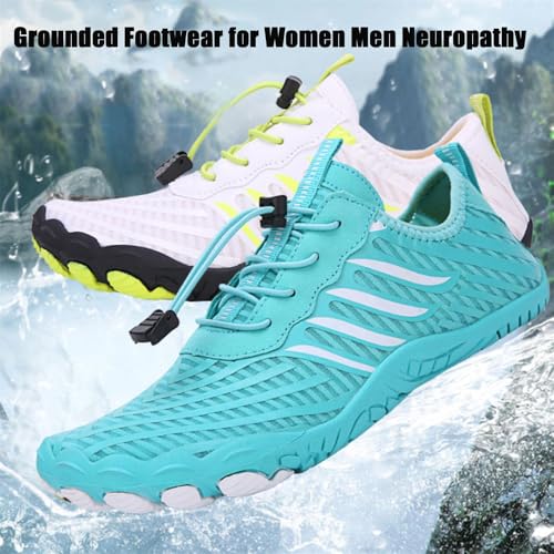 Grounding Shoes with Copper, Grounded Barefoot Footwear for Women Men Neuropathy, Non-Slip Comfortable, Water Hiking Shoes for Women3