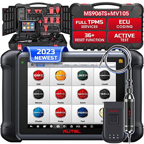 What Is The Best Car Alarm Autel Maxisys MS906TS, 2023 Autel maxisys MS906TS Scanner + MV105 ...