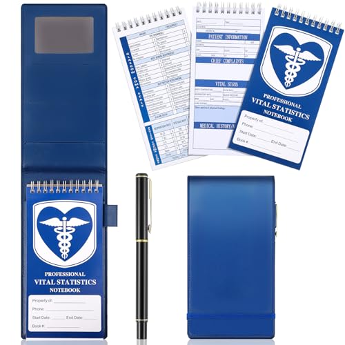 Carnet de statistiques de l'état civil EMT Resurhang pour signes vitaux de poche