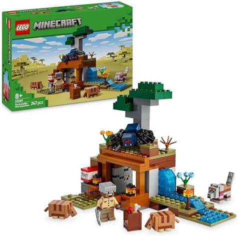 LEGO Minecraft La Expedición a la Mina del Armadillo - Juguete In...