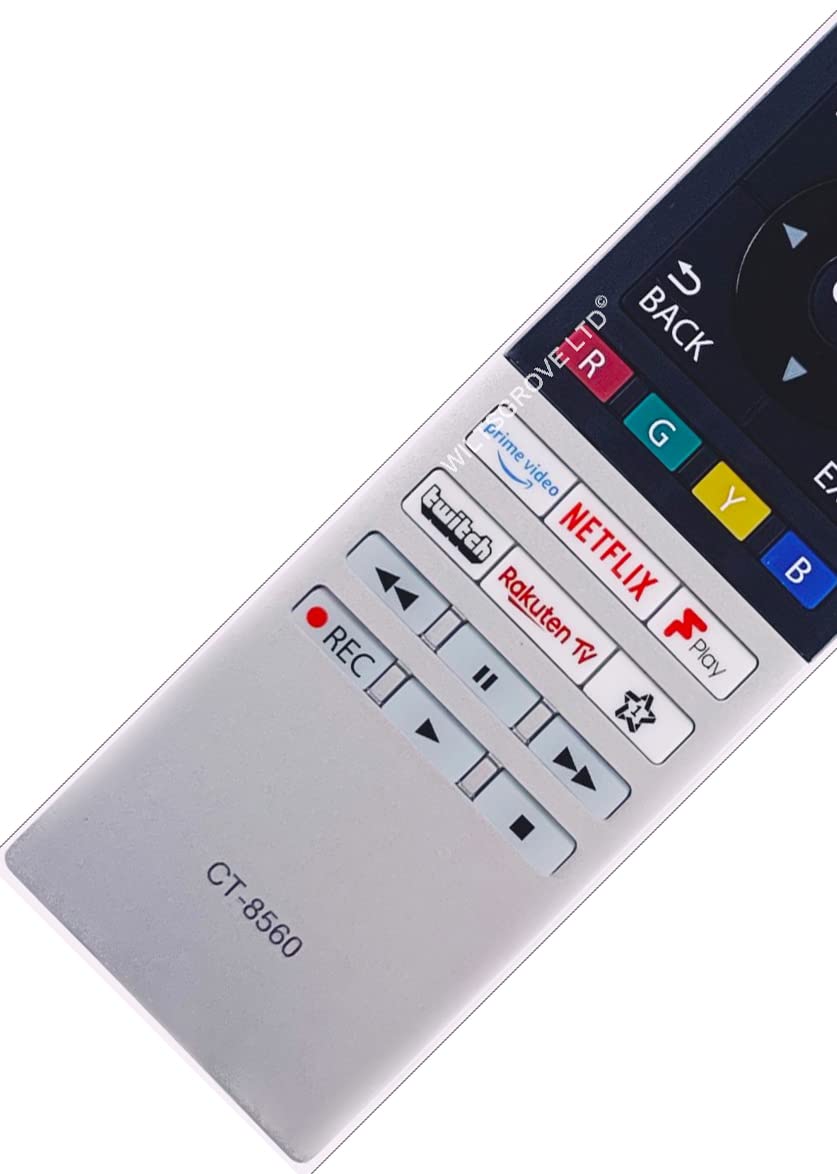 Telecomando Universale Sostitutivo CT-8560 Per TV Toshiba 32LK3C63DB 43UK3C63DB 50UK3C63DB