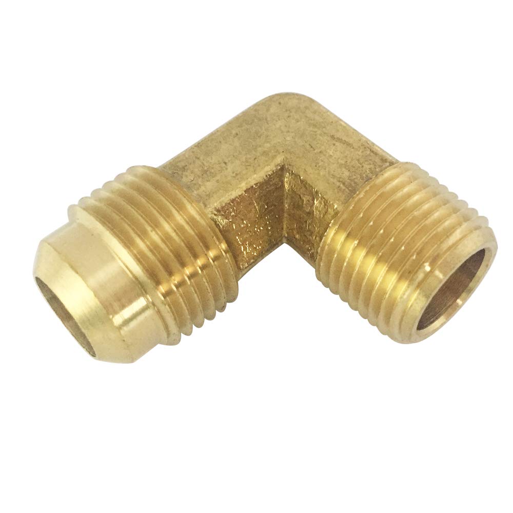 Coude Compression Mâle En Laiton 90° - 3/8" Tube OD X 1/4" Filetage NPT, Modèle 69x6