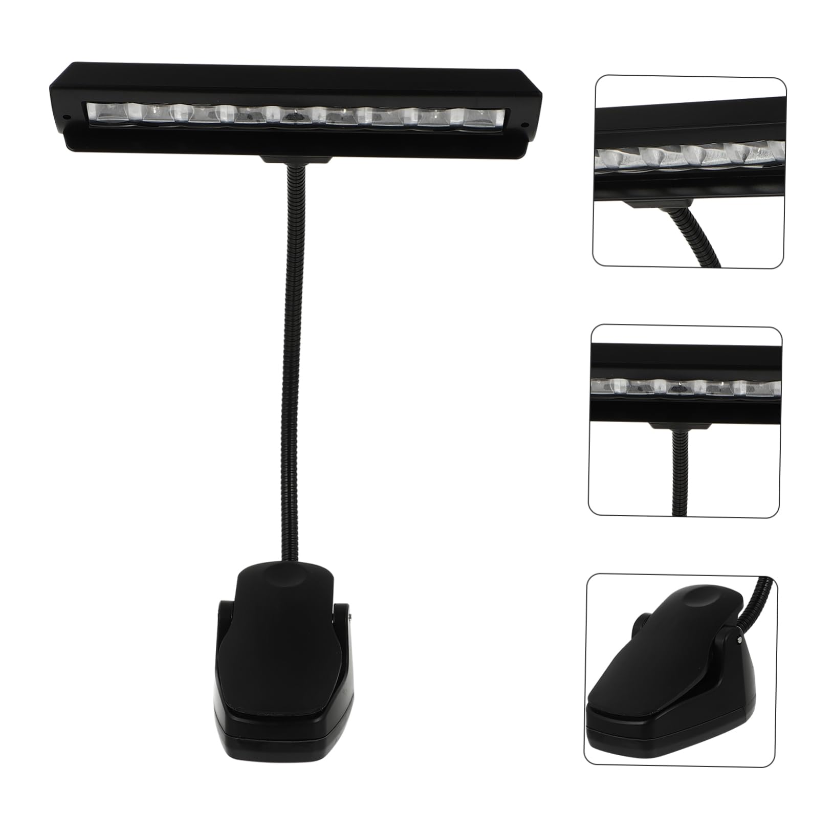 KALLORY 1set Led Eye Clip Lamp USB Reading Light for Bedside Dorm and Study Warm Ambiance Convenient Clamp Design Quality Material for Comfort