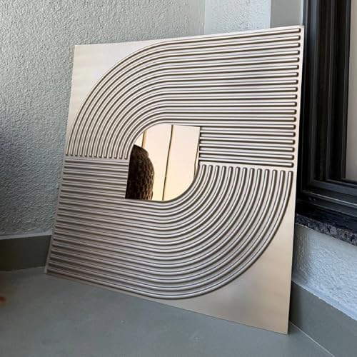 Image of Pack of 12 PCS Sticker Acrylic Mirror PVC 3D Wall Panels | Self Glue Walls for Home, Office, Restaurant | Cover Area 32.4 Sq. Ft.