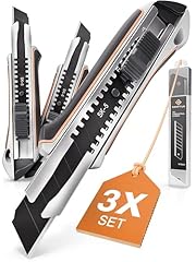 CRAFTUS® Profi Cuttermesser Set [3...