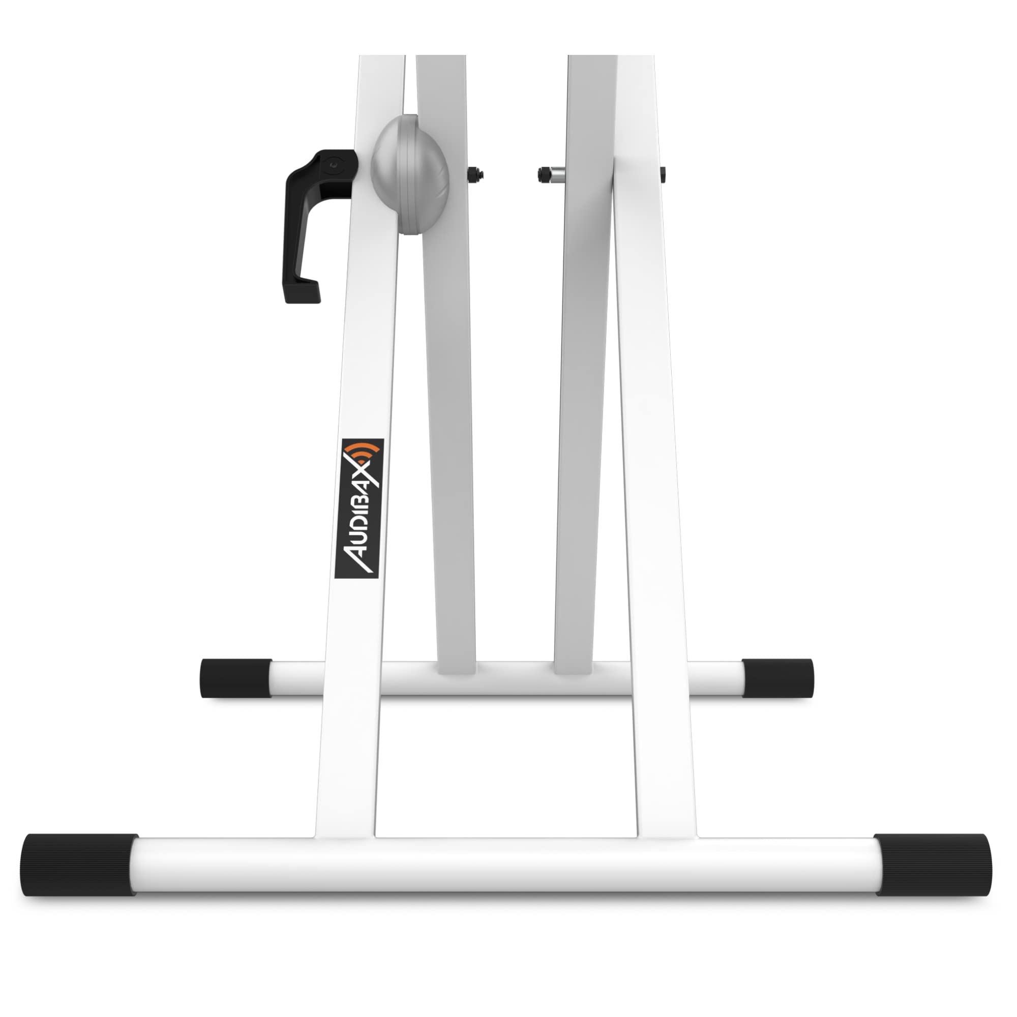 Audibax Onyx 130 Plus Black - Dual Schaar Toetsenbordhouder voor elektronisch muziektoetsenbord - instelsysteem met kogelgewricht Easy Lock - maximale belasting 65 kg