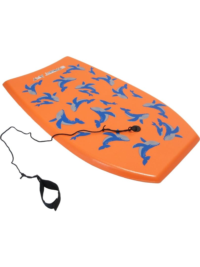 Amazon | ・ ボディボード SMALL WHALES 33INCH オレンジ