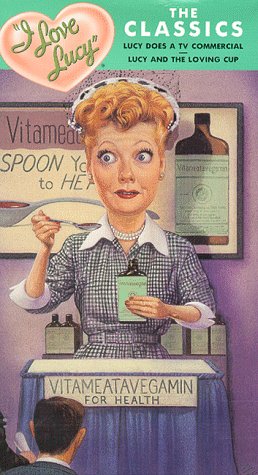 I Love Lucy Commercial VHS importado de USA con dos episodios clasicos