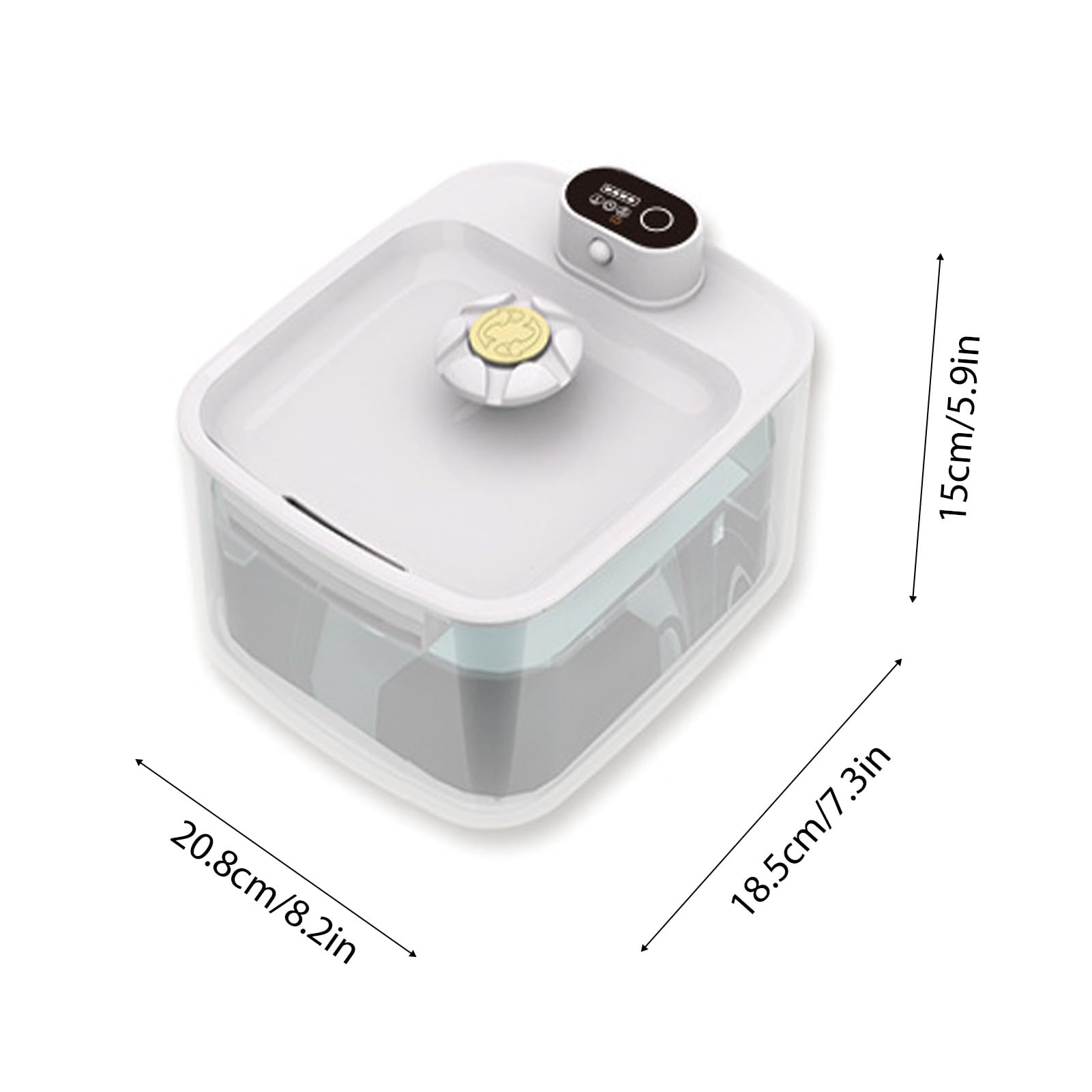 Fuente de Agua Inteligente Inalámbrica para Mascotas, Bebedero para Perros y Gatos con Circulación Automática de Gran Capacidad, 3,2 L, Filtración 5 Etapas, Poco Ruido Mascotas