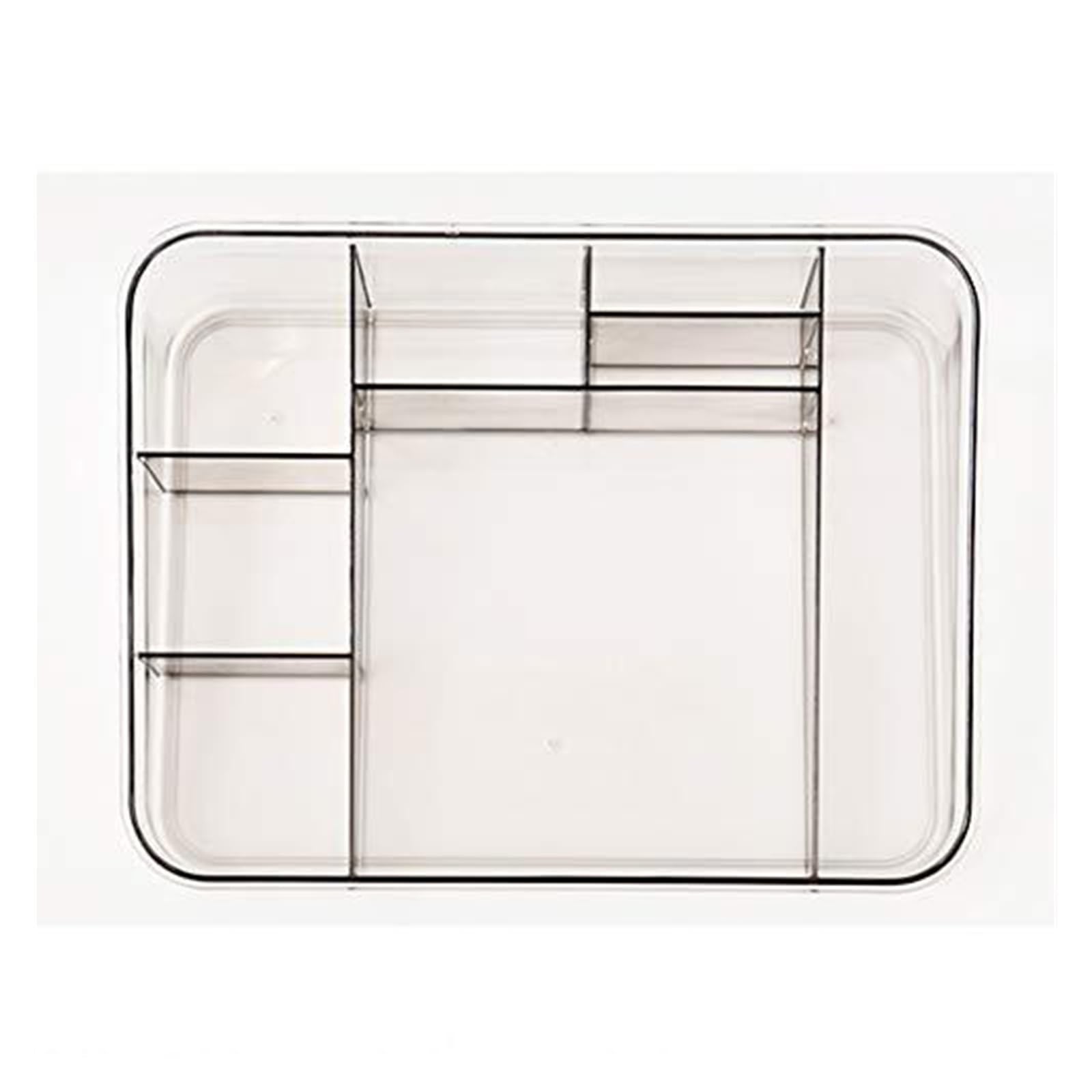 Herramientas Maquillaje Caja De Almacenamiento Cosméticos Transparente Y Sencilla para Oficina, Productos para El Cuidado La Piel, Lápiz Labial Uso Diario(Black)