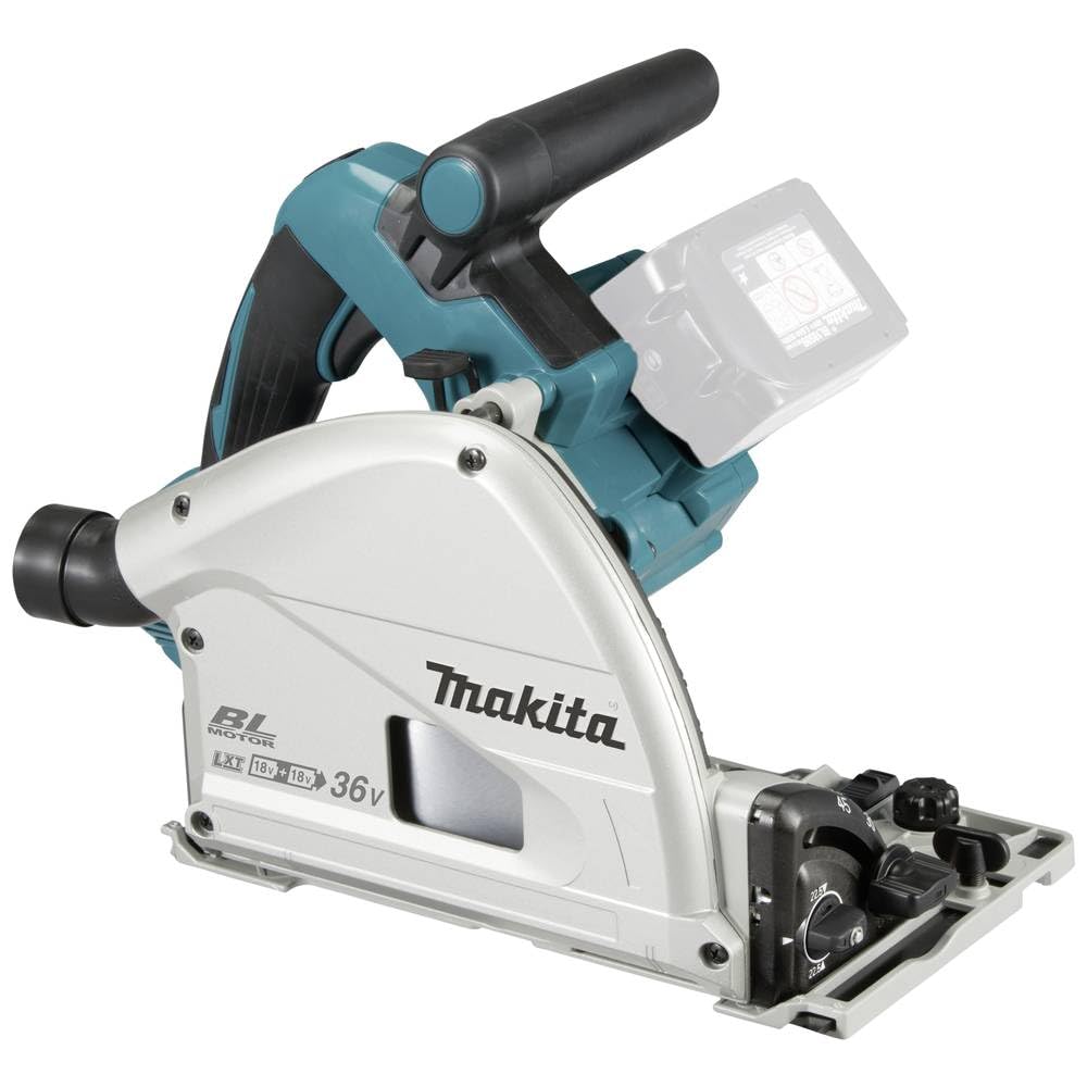 Makita dsp601zju – Sierra (56 mm, con Bluetooth, sin batería, sin Cargador, en MAKPAC, 1200 W, 18 V), 18 V, Azul