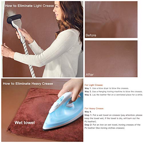 Premium PU Faux Leather Sheets - 2 Yards of Versatile 54" x 72" Crafting Material for Upholstery, DIY Projects, and Fashion Accessories 9 Premium PU Faux Leather Sheets - 2 Yards of Versatile 54" x 72" Crafting Material for Upholstery, DIY Projects, and Fashion Accessories - Image 8