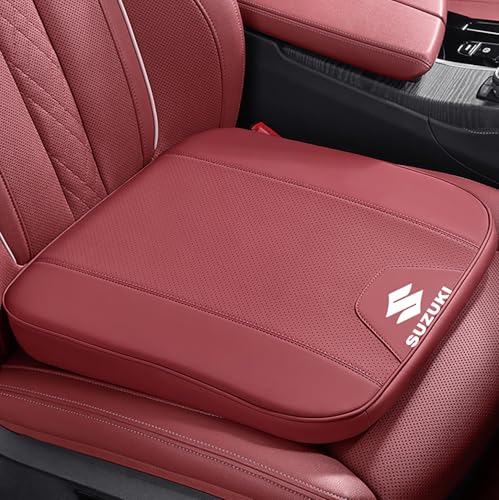 車用 シートクッションセット スズキ ハスラー/スイフト/ソリオ/ジムニー/アルト/クロスビー/ランディ/ラパン LC/エスクード/SX4 S-CROSS 対応 通気性 滑り止め 四季汎用 カーシートカバー 車専用設計 座布団 クッション 簡単取付 前後座