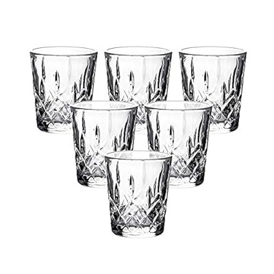 Enindel Carved Patterns Shot Glass, 1.7 OZ, Set of 6, JY001