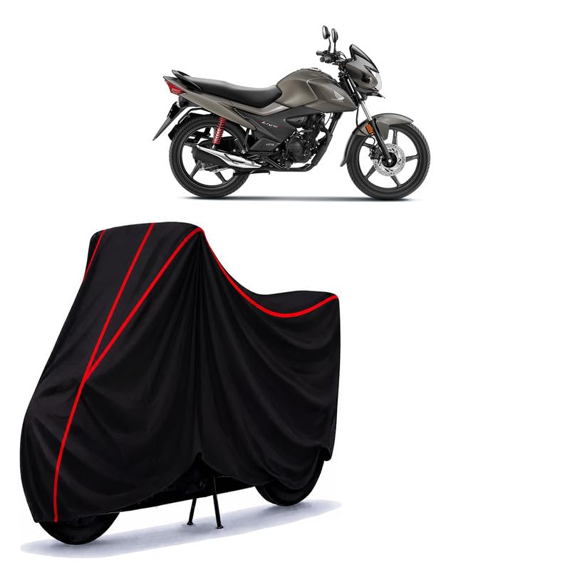 Image of Livo Water Resistant Bike Cover for All Motorcycles & Scooters | Heavy Duty Premium Taffeta Fabric | UV Protection, Dustproof, Scratchproof | All Weather Two Wheeler Body Cover with Elastic Bottom