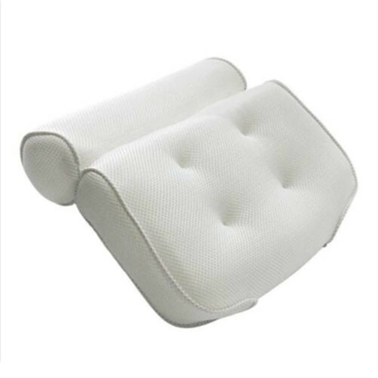 Jingyan One Color Bathtub Pillows Bathtub Anti-Skid Pad Pillow Headrest With Suction Cup