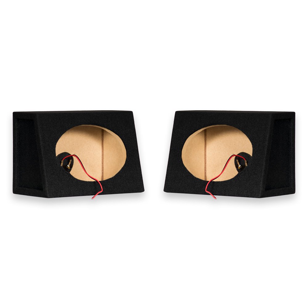 TR69 Pair of Sealed Car Bass Box Speaker Enclosure Cabinets for 6X9 Speakers