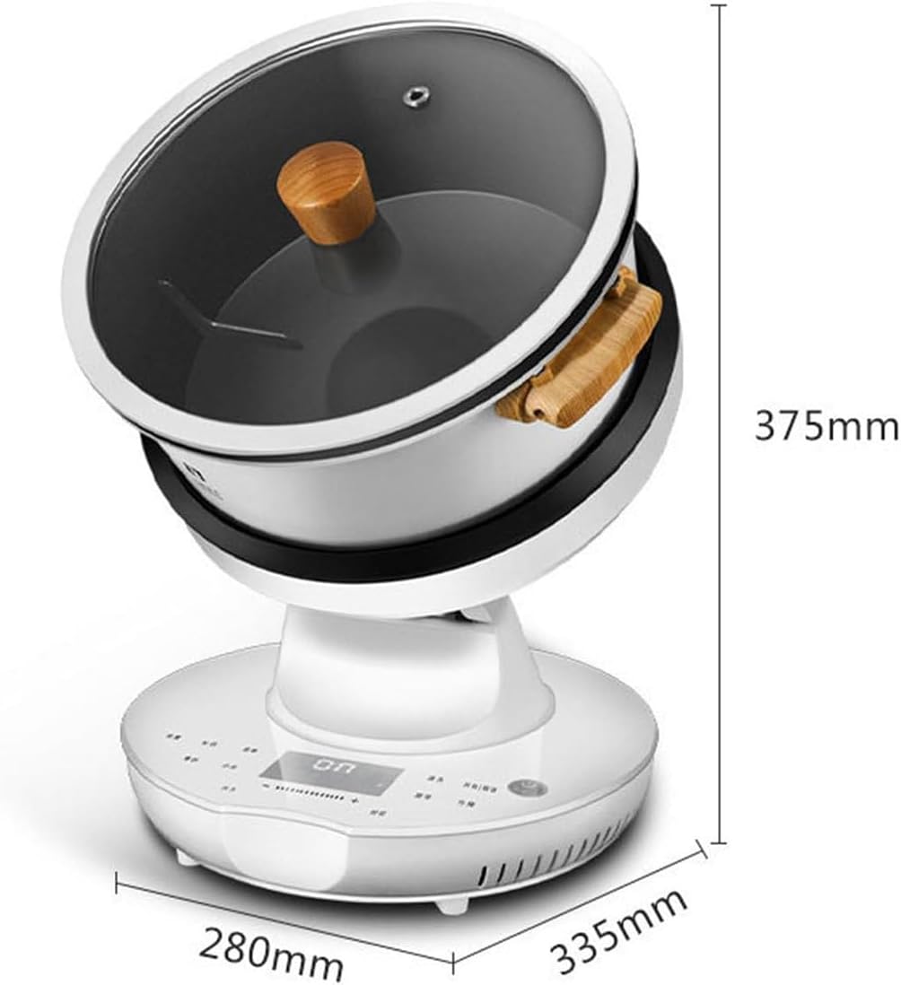 8L Commercial Food Processor, Intelligent Automatic Cooking Machine for Family Events, 3D All-Round Heating Pick Up Food Automatically