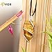 PYOR Tiger Eye Raw Crystal Healing Stones Pendant Reiki Necklace Energy Generator Aura Cleansing Stone Day Necklaces Quartz Crystals Jewelry Chakra Balancing Spiritual Handmade Gifts Pendants