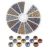 Amplia aplicación: El conjunto de perlas de trituración es adecuado para la creación de bricolaje, se utiliza para la fabricación de pulseras, cuellos, Pendientes y joyas utilizadas y desempeñan el papel de decoración y fijación.