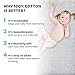 Bassinet Fitted Sheets Compatible with Halo, Fisher Price, Delta, Graco – Fits Perfectly on 15 x 33 Inch Oval, Rectangular Mattress Pad – Snuggly Soft Jersey Cotton – Heather Grey – 2 Pack
