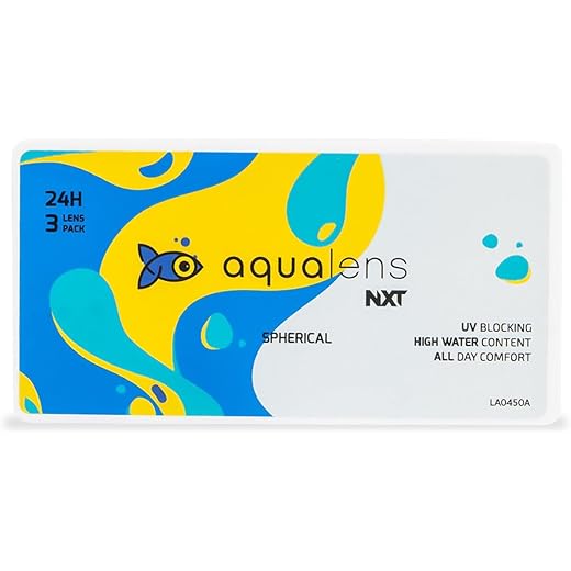 Aqualens 24H NXT Monthly Disposable -3.50 (3 Lens/Box)