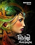 Fairyland Grayscale Coloring Book