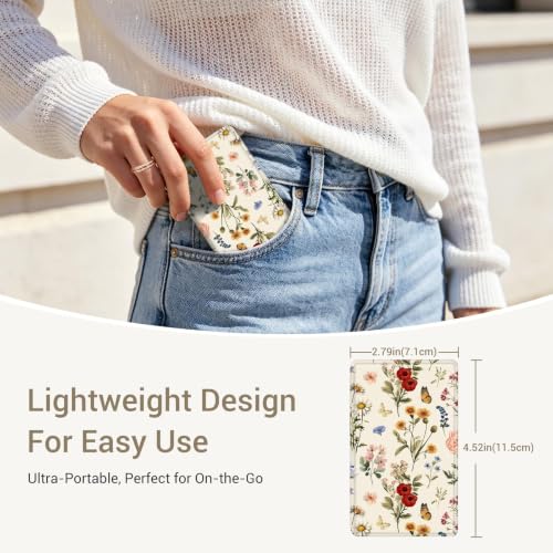 Image of CoBak Magnetic Case for XTEINK X4, Ultra-Lightweight Protective Cover for Xteink X4 E-Reader, Secure Magnetic Attachment(Classical Flowers)