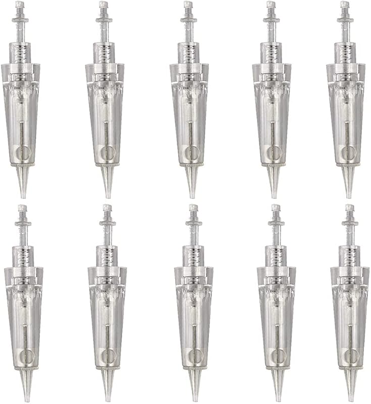 Agulhas descartáveis tipo baioneta para máquina de tatuagem, 1P/1R, J174, pacote com 10