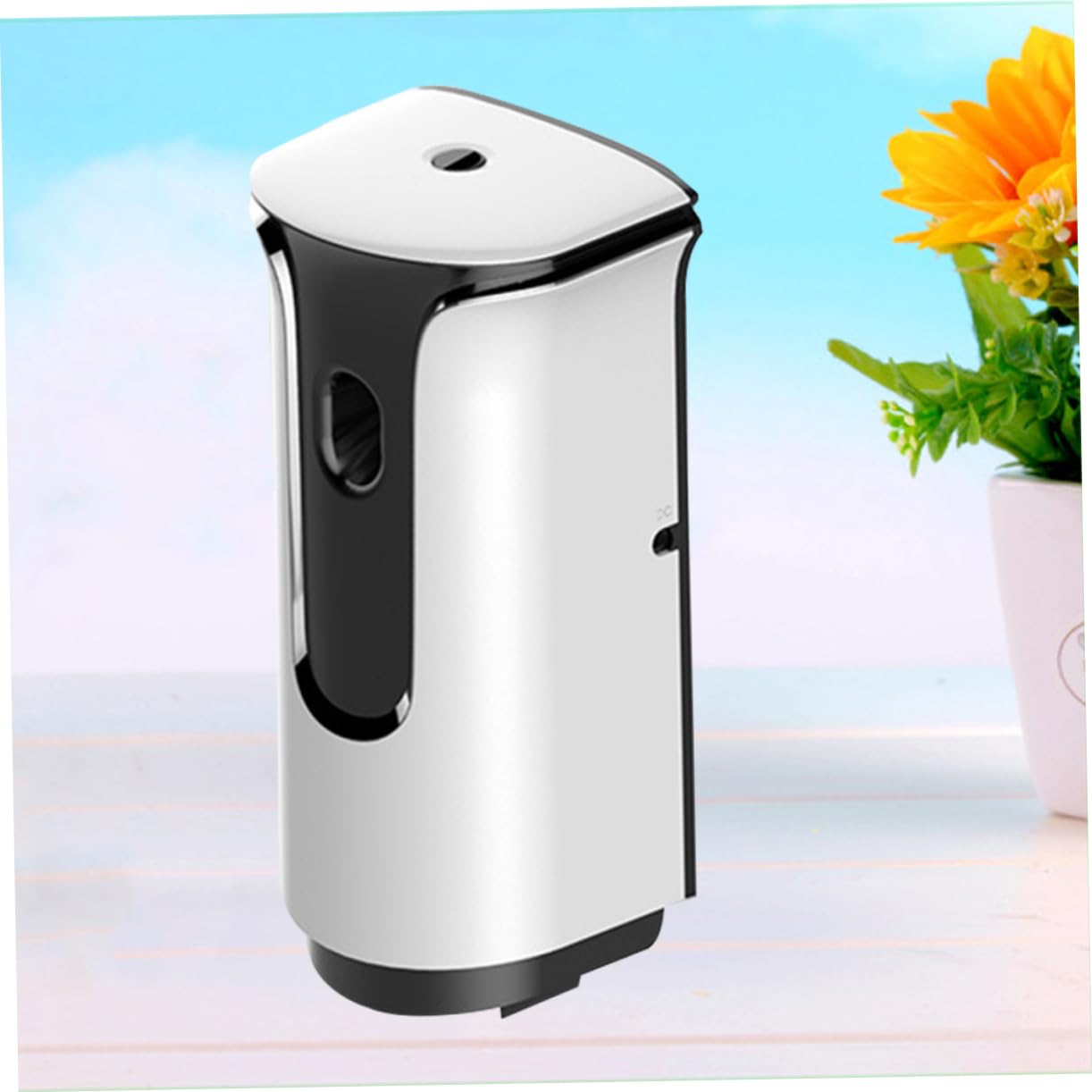 Automatischer Luftentfeuchter mit Lichtsensor Aerosol Duftspender für Hotel Zuhause und Badezimmer Schwarz und Weiß Batterien Energiesparend und Leise