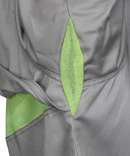 Image of MCR Safety Summit Breeze Flame Resistant FR Long Sleeve Shirt, 7-Ounce Cotton, Vents, Men's Work Shirt, Gray, X-Large