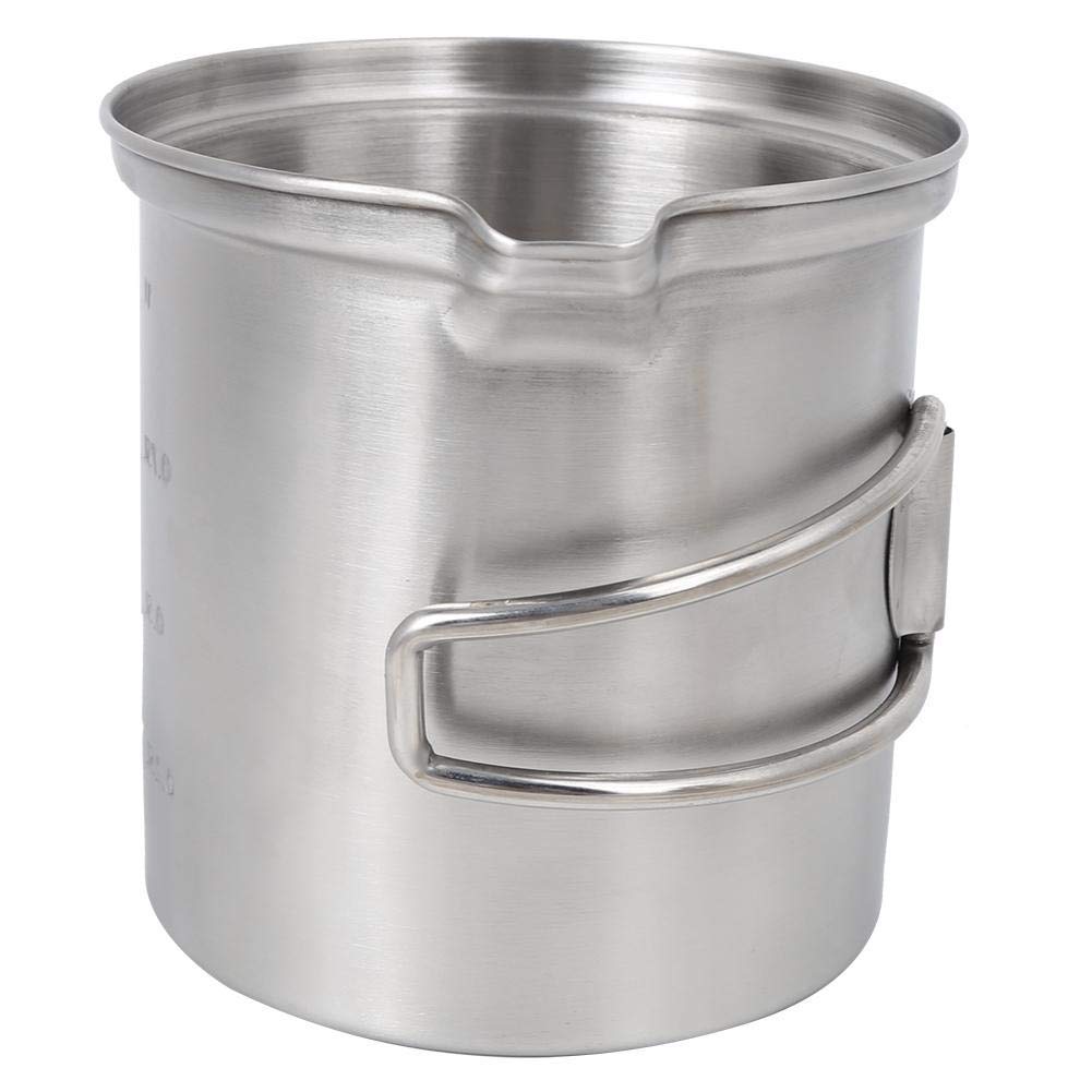 VGEBY en Plein air Portable Pique-Nique en Acier Inoxydable Batterie De Cuisine Set Pot Cuisson Camping Randonnée