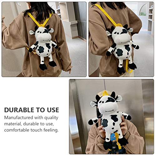 KESYOO Mochila de Vaca de Pelúcia Boneca de Vaca de Pelúcia Pingente de Lembrança de Boi Do Zodíaco