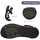 OutPro Herren Outdoor Sport Sandalen Klettverschluss Trekkingsandalen Wandersandalen Rutschfest Sommer, Blau, 40