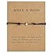 Produktbild Rouku Mode Machen einen Wunsch Papierkarte Star Woven verstellbare Seilkette Kupfer Armband Zubehör für den täglichen Gebrauch