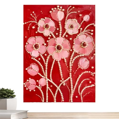 Kit d art de perles fleur pour activite creative voyage et salon
