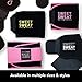 Sports Research Sweet Sweat Waist Trimmer (Core Series) - Premium Sweat Enhancing Fitness Band for Women & Men - Adjustable Fit · Latex-Free Neoprene - Pink Logo, XL