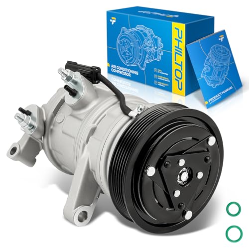 Image of PHILTOP R5111406AD NEW Air Conditioner AC Compressor with Clutch for Jeep Liberty 2007-2008, 2006 3.7L, Dodge Nitro 2007-2008 3.7L