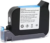 Vista 3 de Ink Cartridge 2588 42ML Black Red Blue Green Quick Drying 12. 7mm Print Height Compatible with Handheld Inkjet Printer(1Set (7Colors))