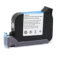 Vista 4 de Universal 2588 42ML Quick-Drying Ink Cartridge in Black Red Blue Green for Handheld Inkjet Printers with 12.7mm Print Height(1Set (7Colors))